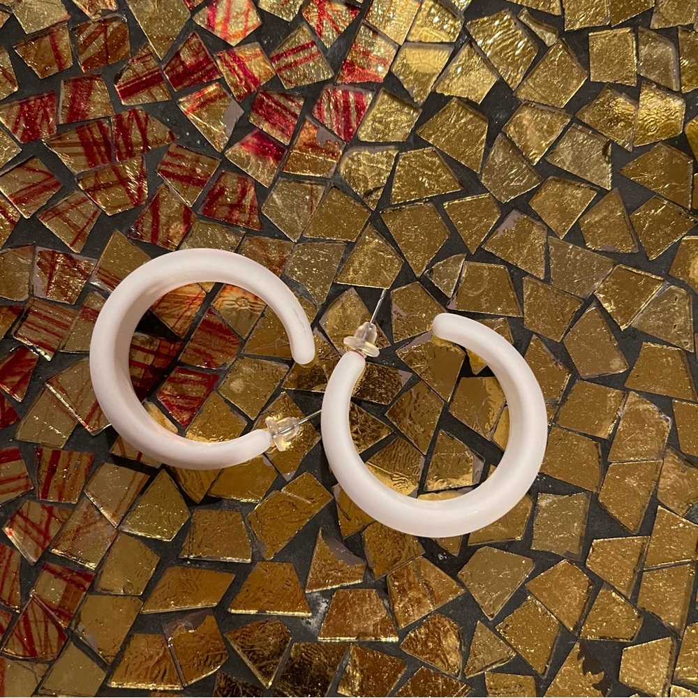 White Earrings